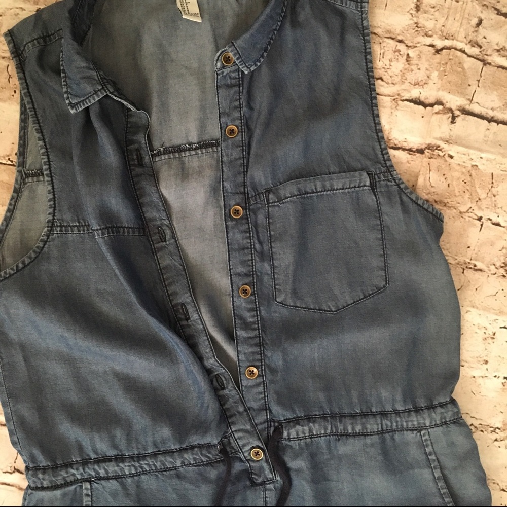F21 100% Lyocell sleeveless romper size S - Picture 11 of 14